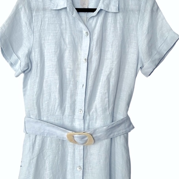 Joie Linen Button Down Dress - Picture 6 of 12